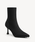 SoftBounce Pointed Toe Heeled Ankle Boot - Black / US 9.5 | EU 41 | UK 7.5