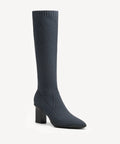 BelleVoyage Block Pointed Toe Heeled High Boot - Navy Blue / US 5 | EU 35 | UK 3