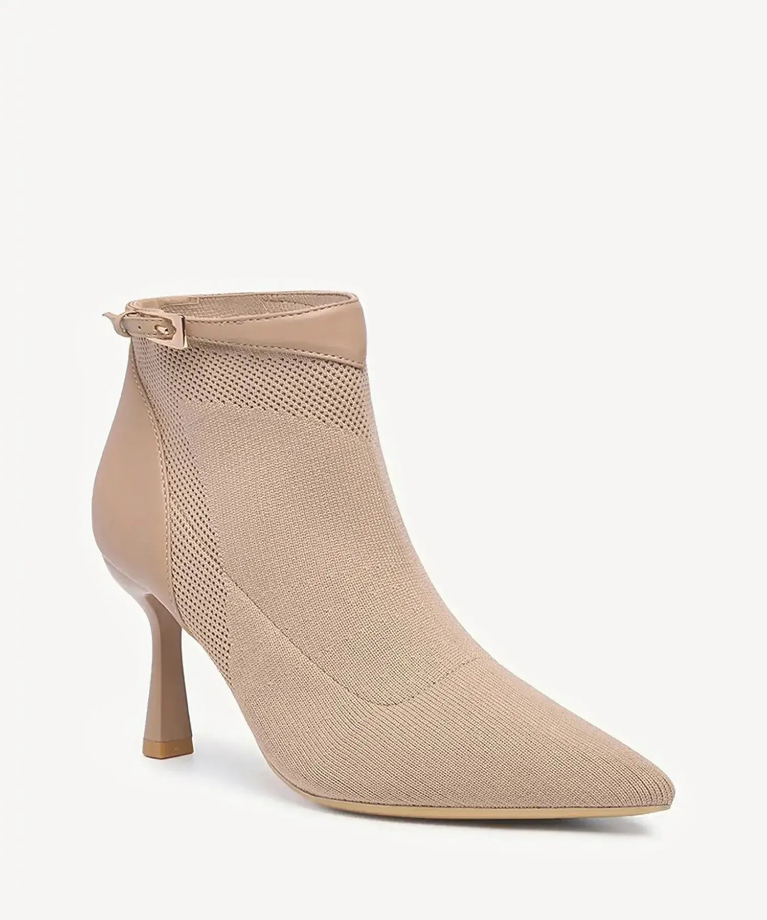 Serene Stiletto Pointed Toe Ankle Boot - Apricot / US 10 | EU 41.5 | UK 8