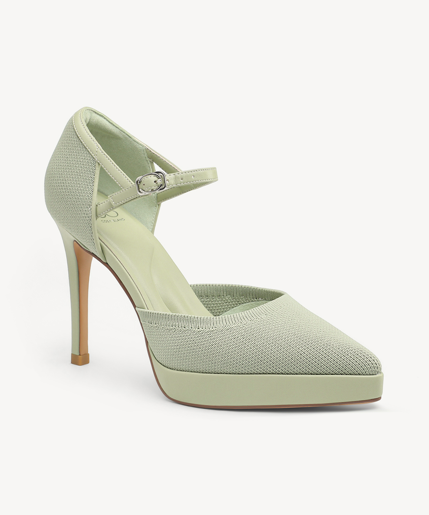 Spotlight Strapped Stiletto Pump - Mint Green / US 11 | EU 42.5 | UK 9