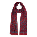 Red and Gray Scarf Dinah v3