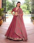 Red Anargul Lehenga By KYNAH, Luxury Indian Fashion & Bridal Wear