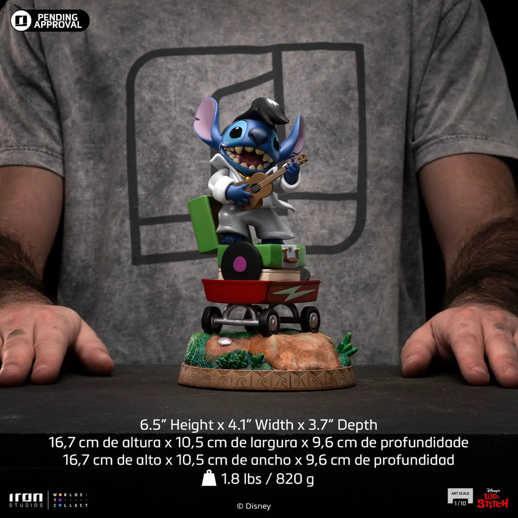 Statue Stitch King of Rock - Disney Classics - Art Scale 1/10 - Iron Studios
