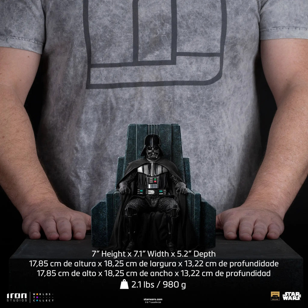 Statue Darth Vader on Throne - Star Wars: Obi-Wan Kenobi Series - Art Scale 1/10 - Iron Studios