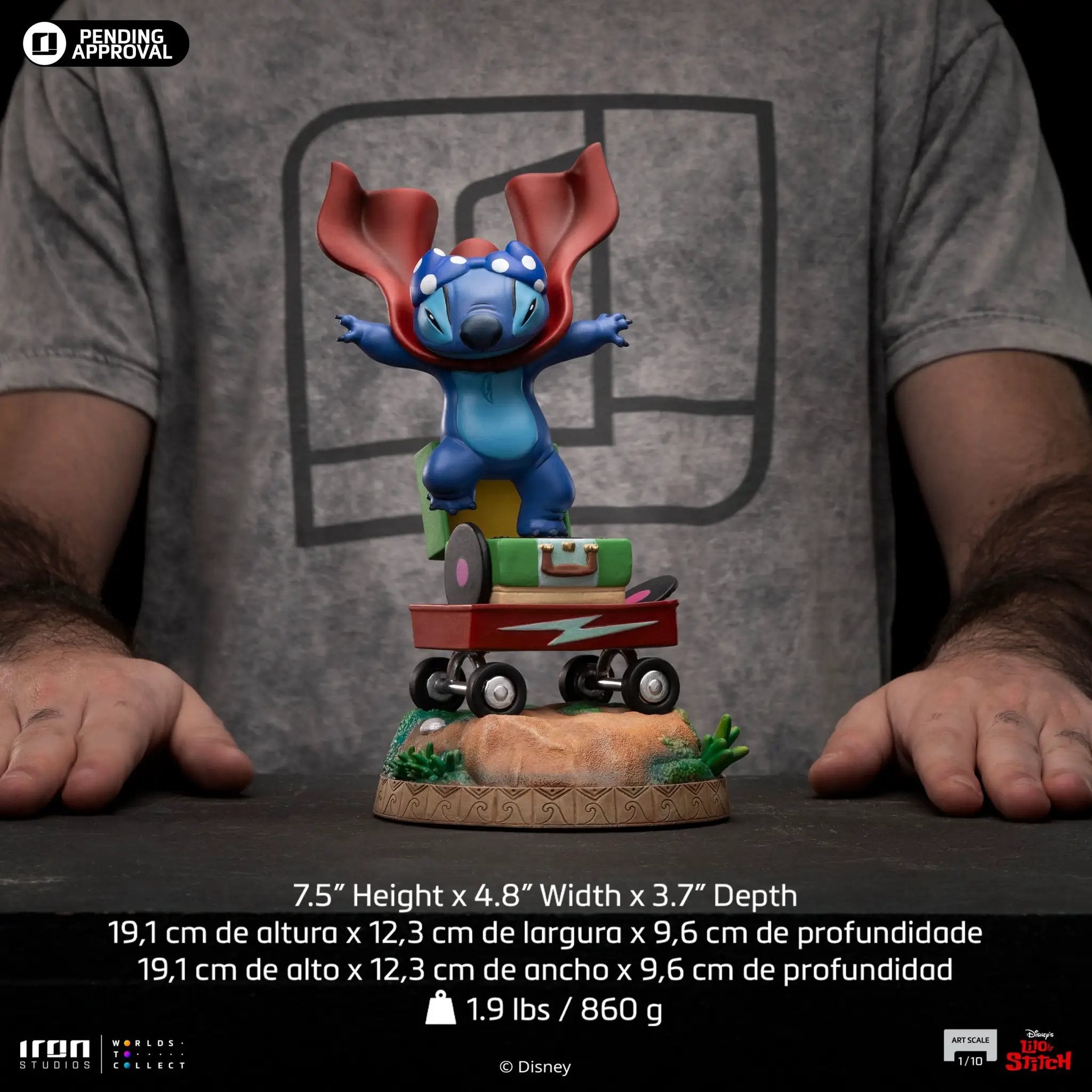 Statue Stitch Laundry - Disney Classics - Art Scale 1/10 - Iron Studios