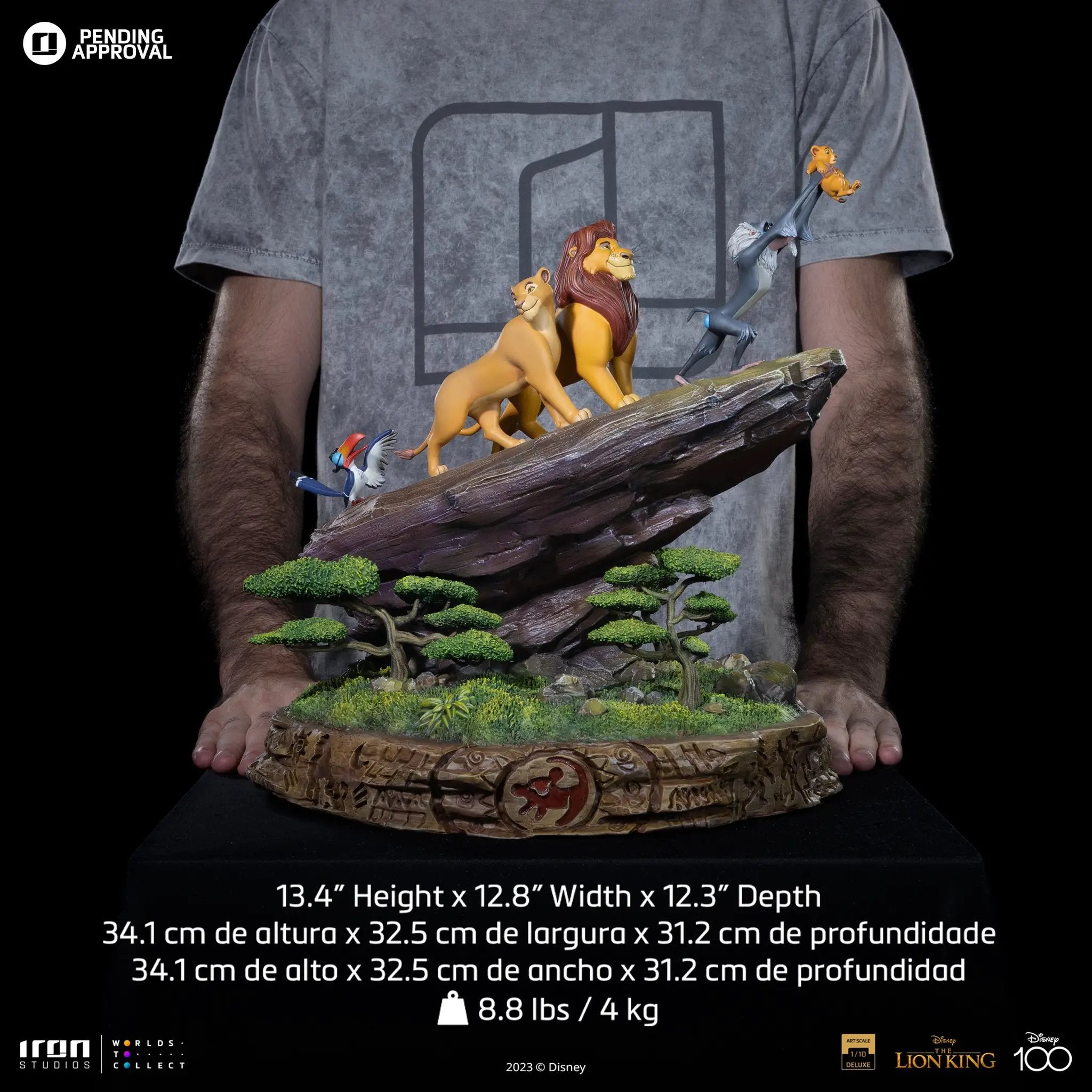 Lion King Deluxe - Disney 100th - The Lion King - Art Scale 1/10 - Iron Studios