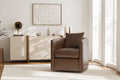 Riley Leather Swivel Chair
