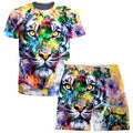 Tiger T-Shirt and Shorts Combo