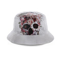 Floral Skull Bucket Hat