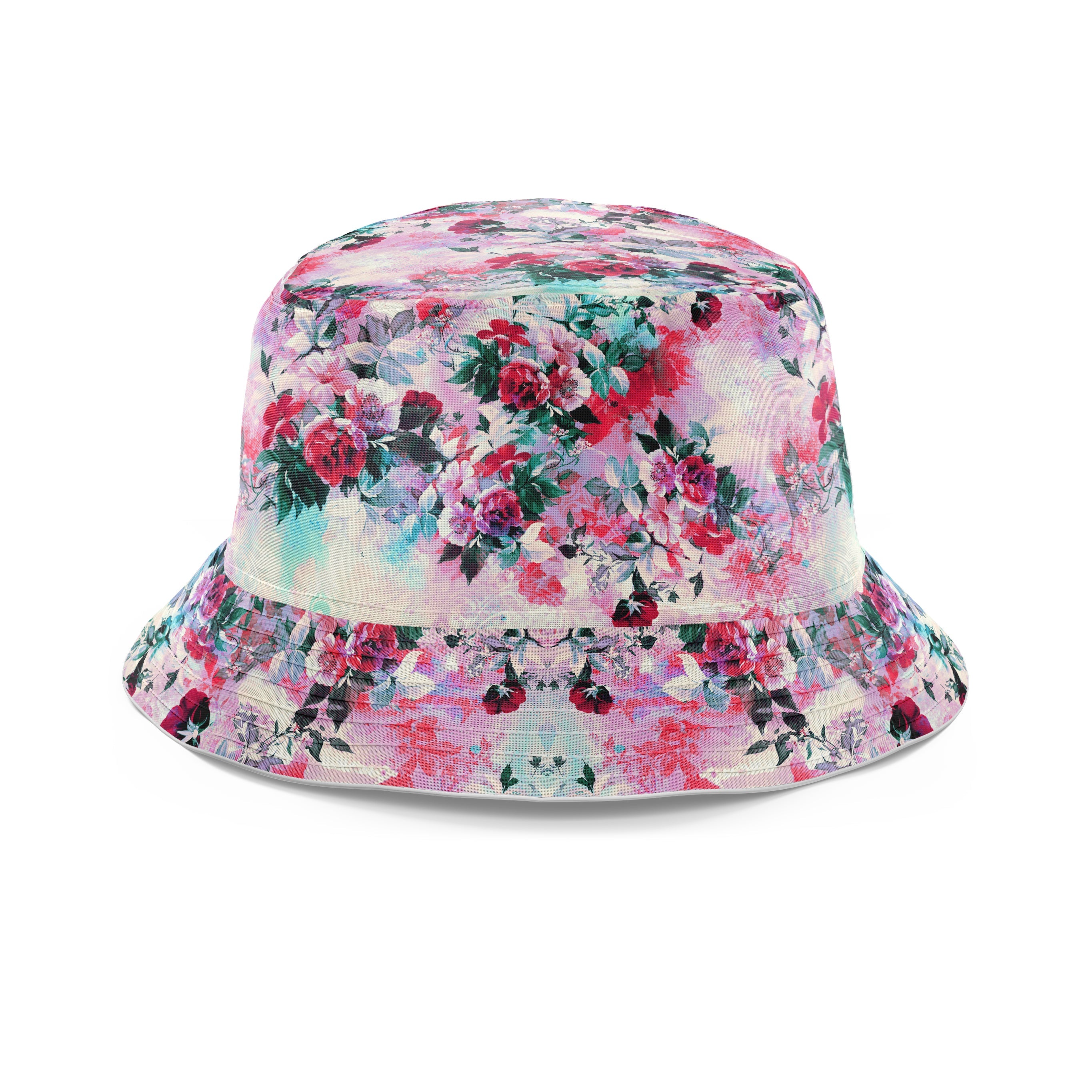 Pink Floral Bucket Hat