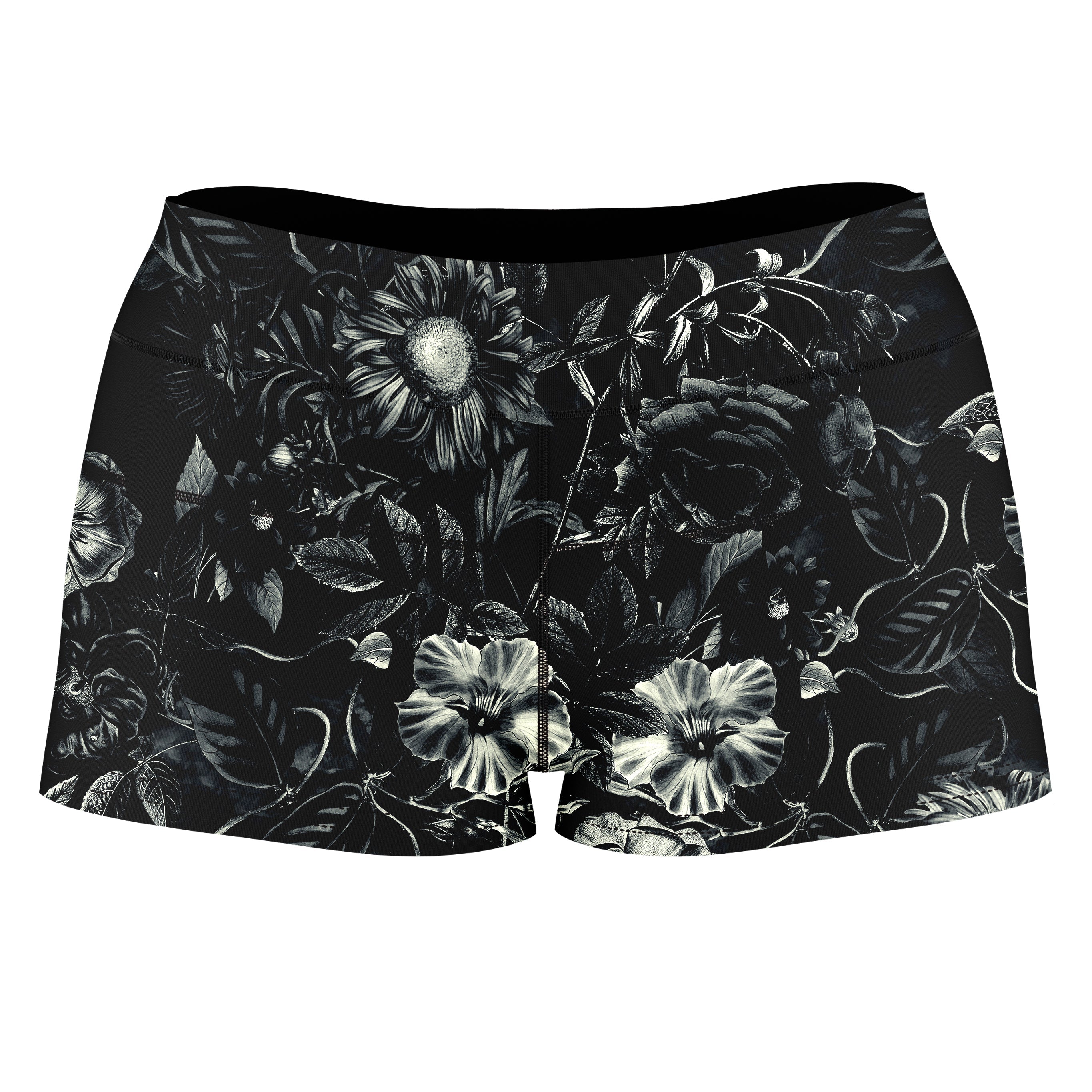 Darkness High-Waisted Women's Shorts