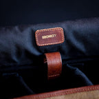 Roma Olive Green Waxed Canvas Camera Bag
