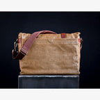 Roma Olive Green Waxed Canvas Camera Bag