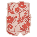 Rose Botanical Frame Hand Tufted Rug