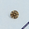 Round Cut Lab Diamond Champagne Loose