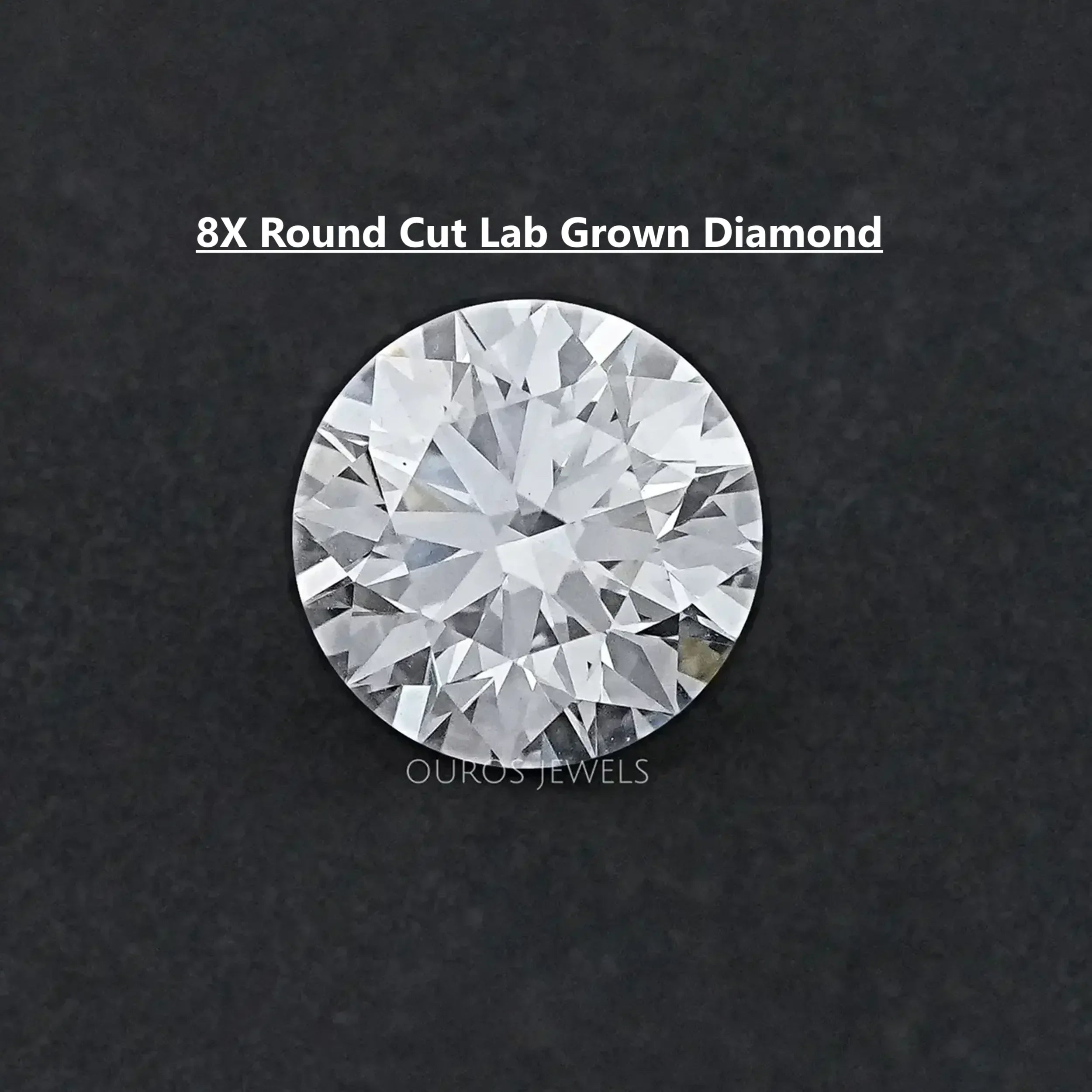 8X Cut Round Lab Grown Diamond