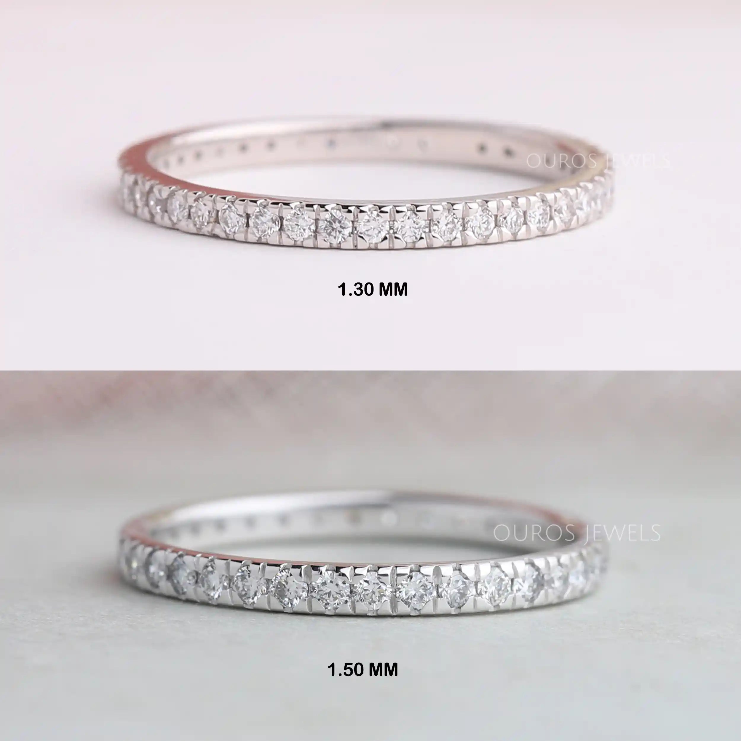 Round Cut Lab Grown Diamond Eternity Band
