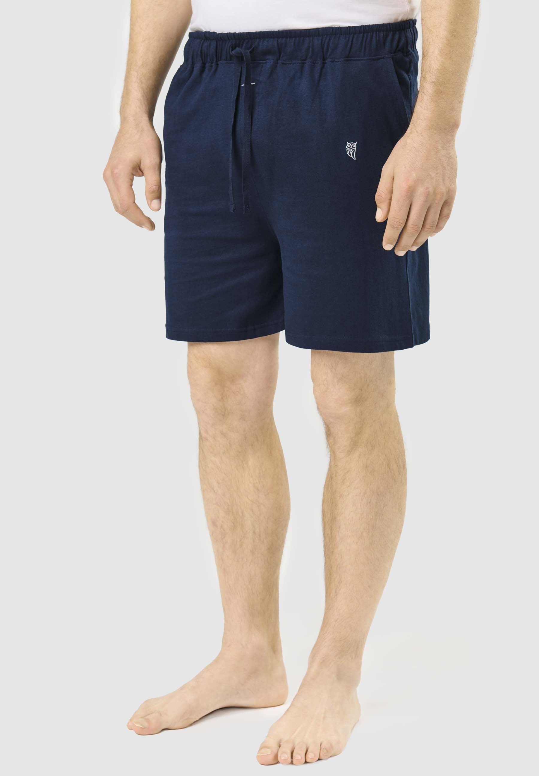 Pantalón Pijama Hombre Corto Punto Liso - Azul 9403_39