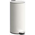 30 Litre Pedal Kitchen Bin with Soft-Close Lid and Removable Bucket, Cream