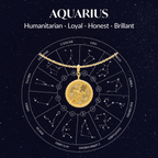 Cadena Birthstone Acuario