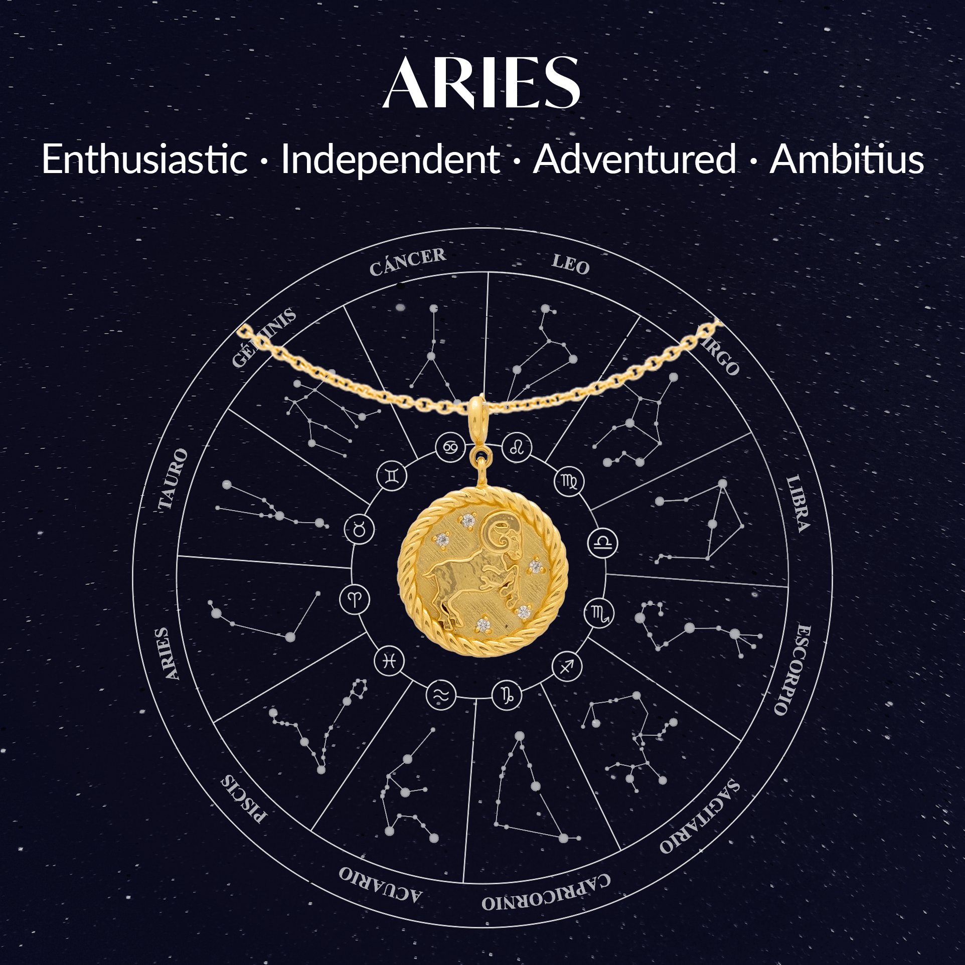Collar Zodiaco Aries