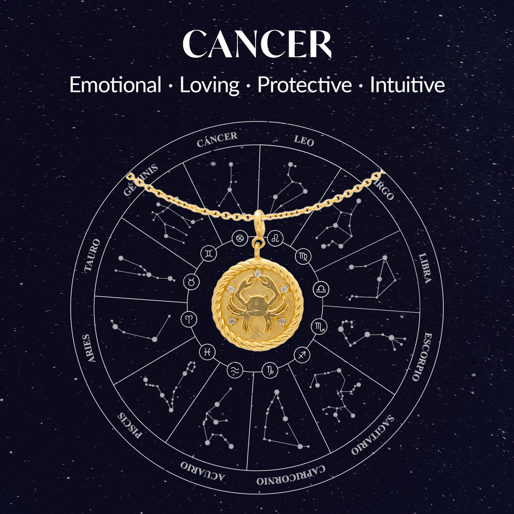 Collar Triple Zodiaco Cáncer