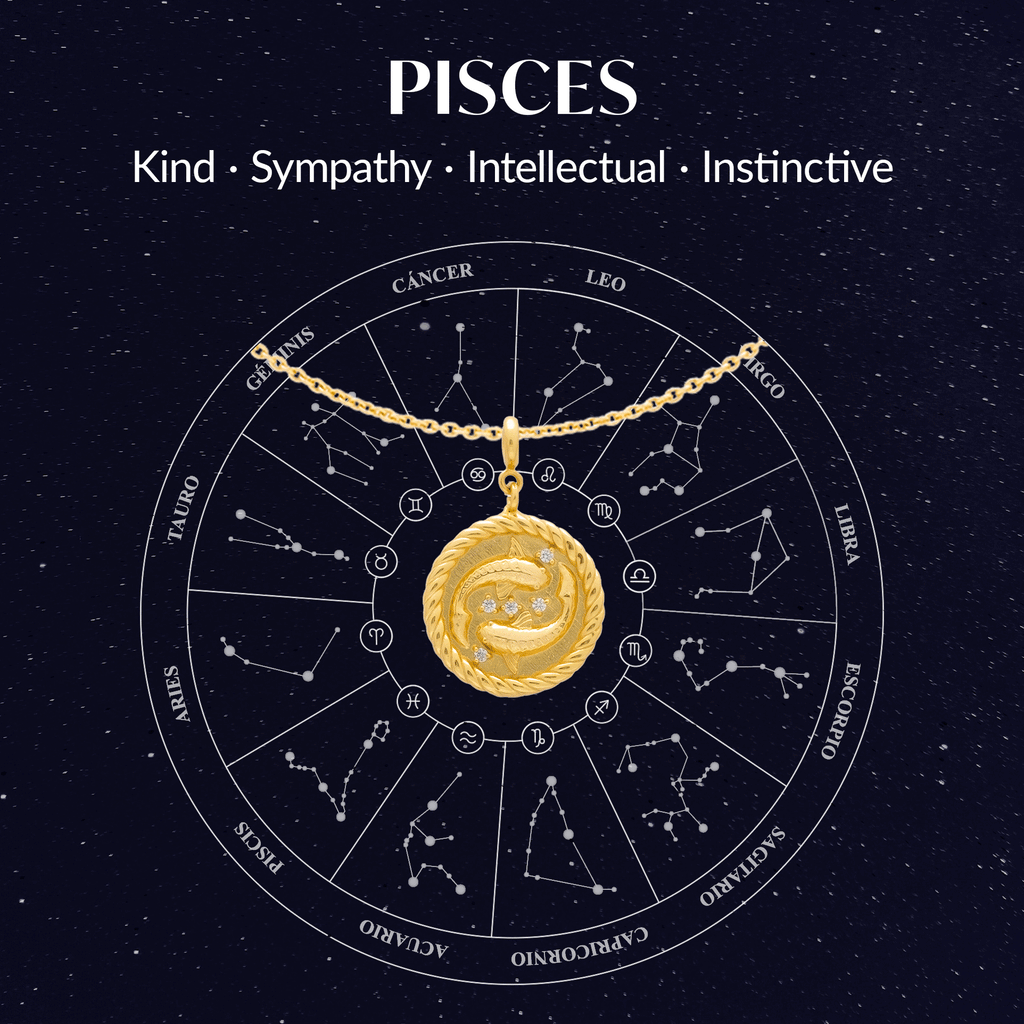 Cadena Birthstone Piscis