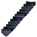 Don Algodon | Pack 12 Slips para Hombre | 6 Colores | Calidad y Suavidad Excepcionales