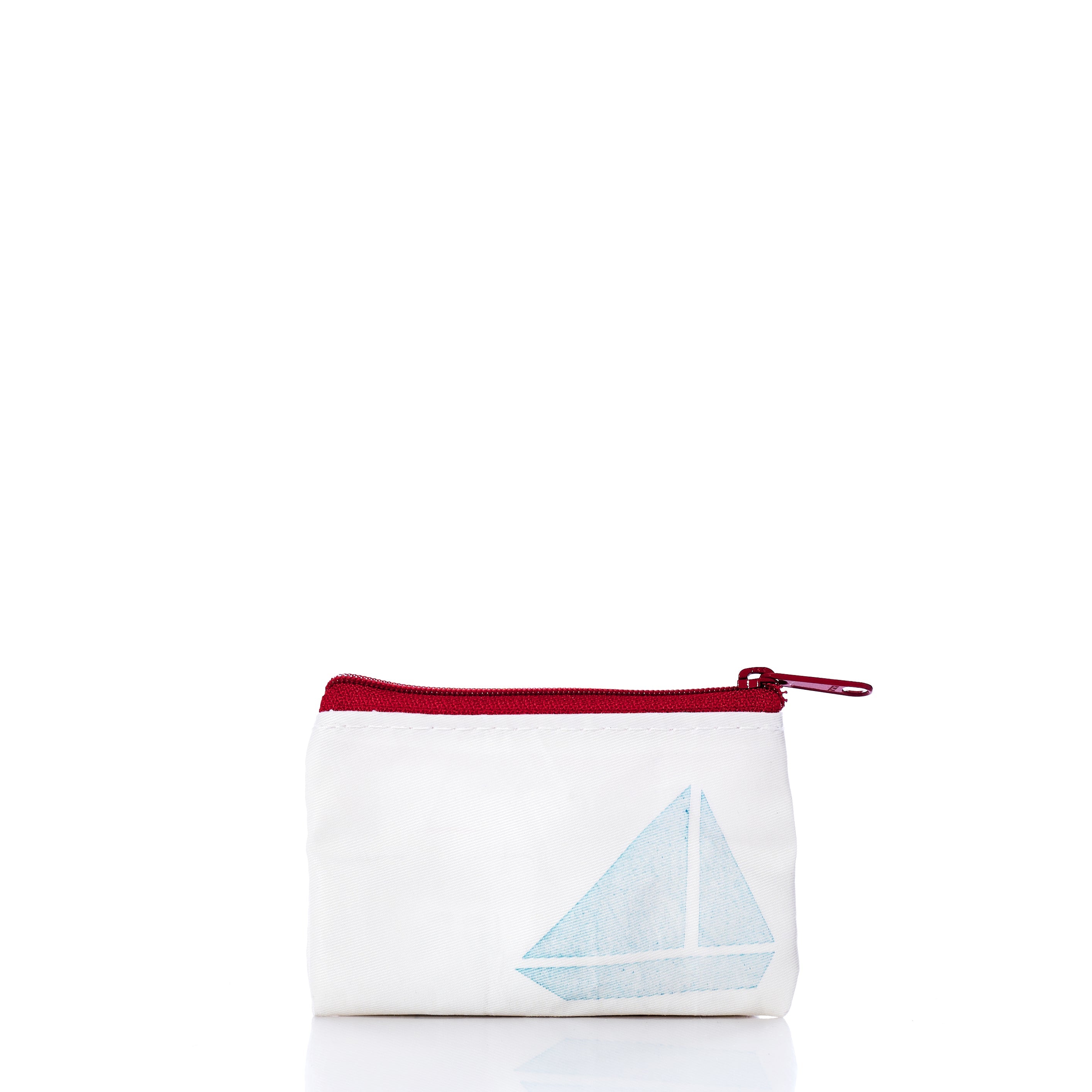 Sailboat Everyday Carry Mini Pouch Handmade in Maine from Recycled Sails