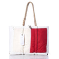 Hotel Signal Flag Large Tote Handmade in Maine from Recycled Sails