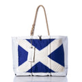 Mike Signal Flag Large Tote Handmade in Maine from Recycled Sails