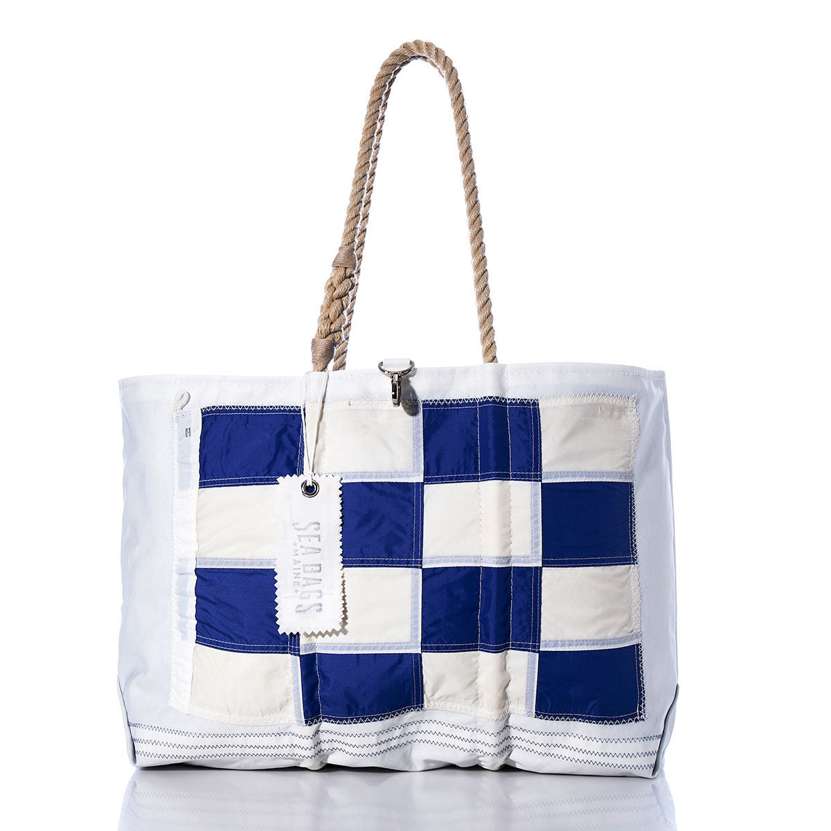 November Signal Flag Large Tote Handmade in Maine from Recycled Sails