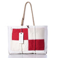 Uniform Signal Flag Large Tote Handmade in Maine from Recycled Sails