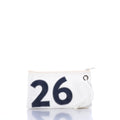 Navy 2026 Graduation Wristlet Handmade in Maine from Recycled Sails