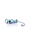 Sea Glass Print Sail Bag Charm Handmade in Maine from Recycled Sails