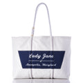 Custom Boat Name Tote Handmade in Maine from Recycled Sails