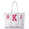Custom Monogram Tote Handmade in Maine from Recycled Sails