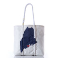Custom Maine Tote Handmade in Maine from Recycled Sails