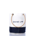 Maine Life Beverage Bucket Handmade in Maine from Recycled Sails