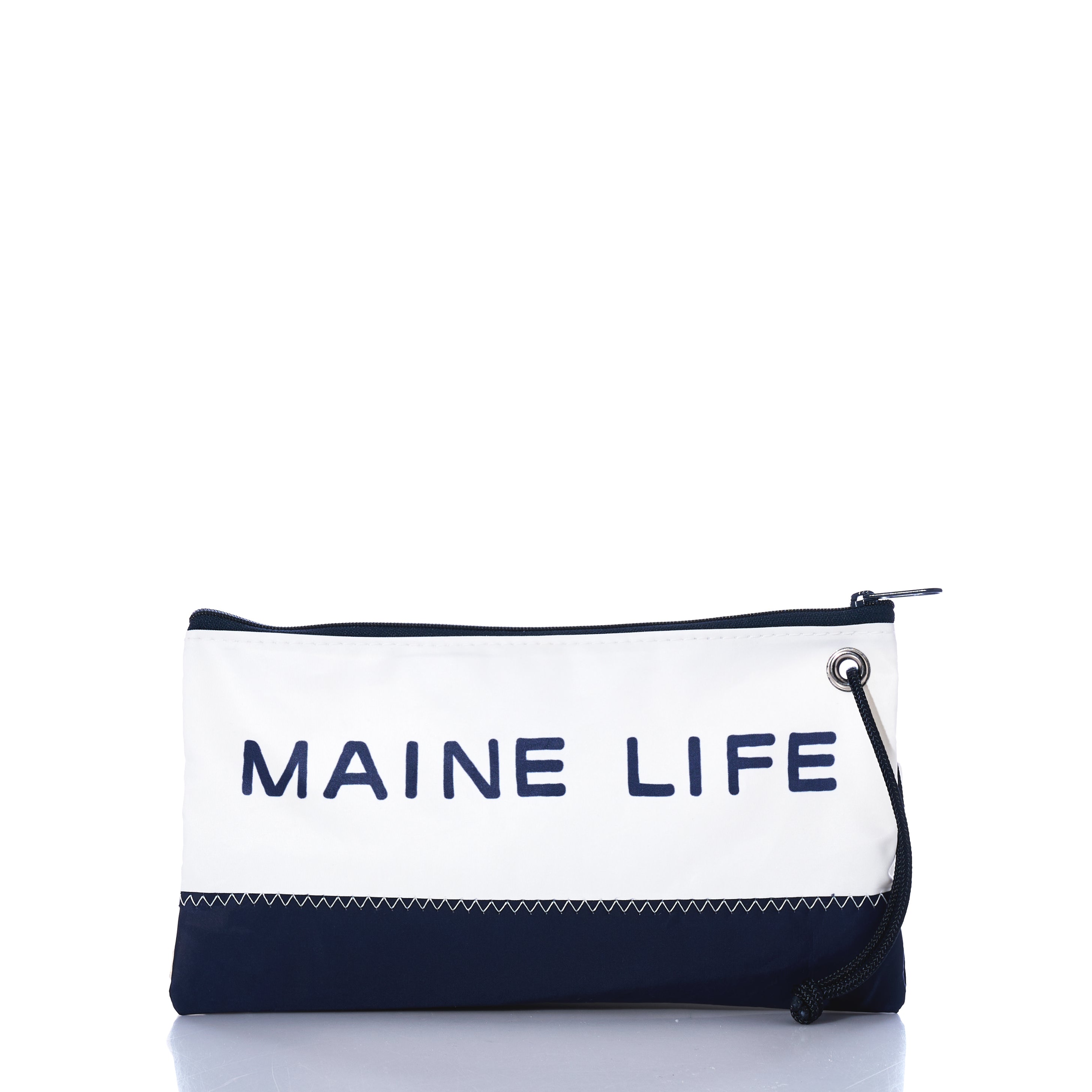 Maine Life Large Wristlet Handmade in Maine from Recycled Sails