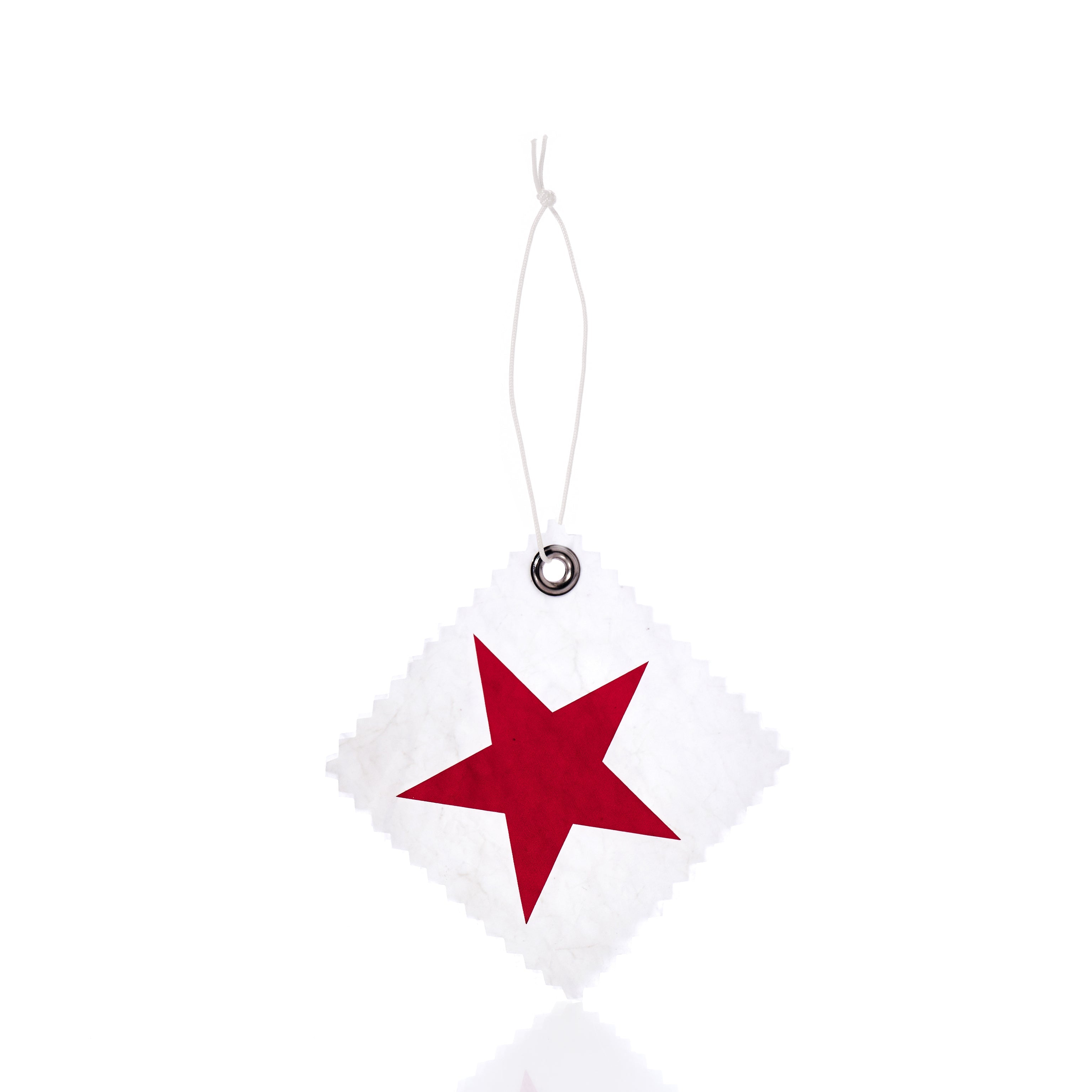 Star Sail Cloth Gift Tag Handmade in Maine from Recycled Sails