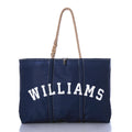 Custom Family Gift Tote - Navy Handmade in Maine from Recycled Sails