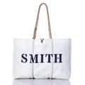 Custom Family Gift Tote - White Handmade in Maine from Recycled Sails