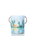 Life is Good Lakeside Sunset Bucket Handmade in Maine from Recycled Sails