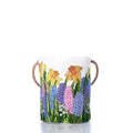 Multi Floral Bucket Bag Handmade in Maine from Recycled Sails