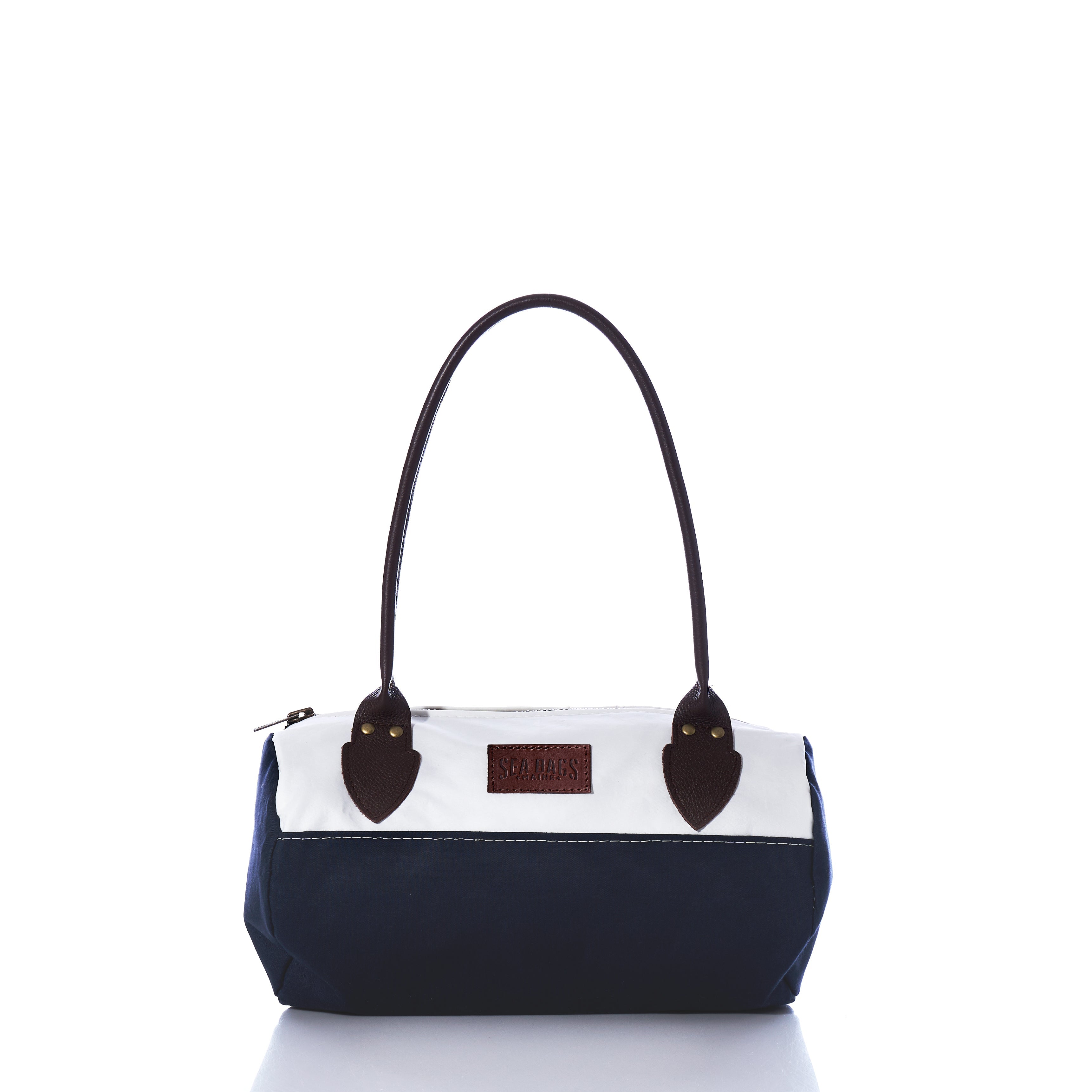 Chebeague Baguette Bag Handmade in Maine from Recycled Sails