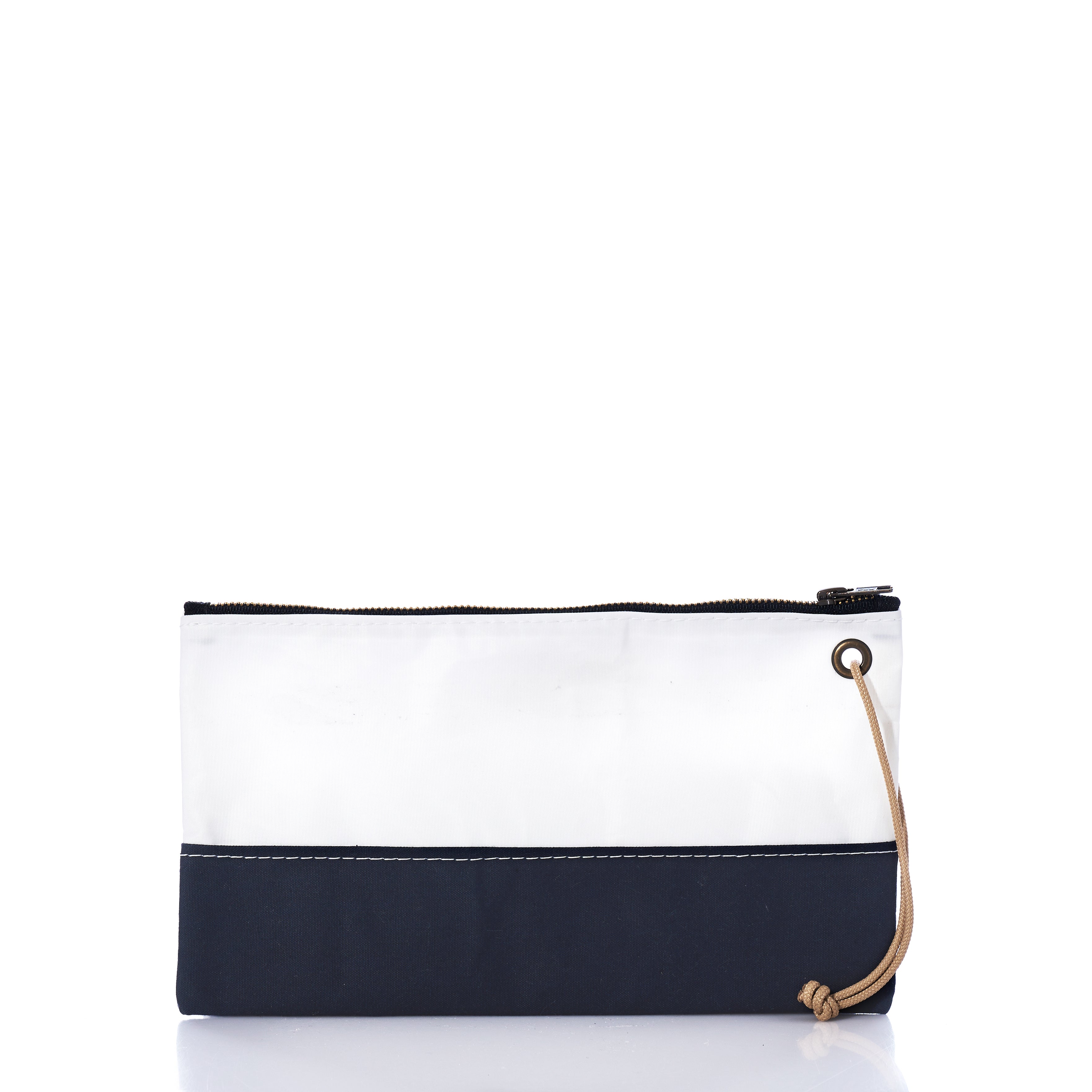 Navy Chebeague Large Wristlet Handmade in Maine from Recycled Sails