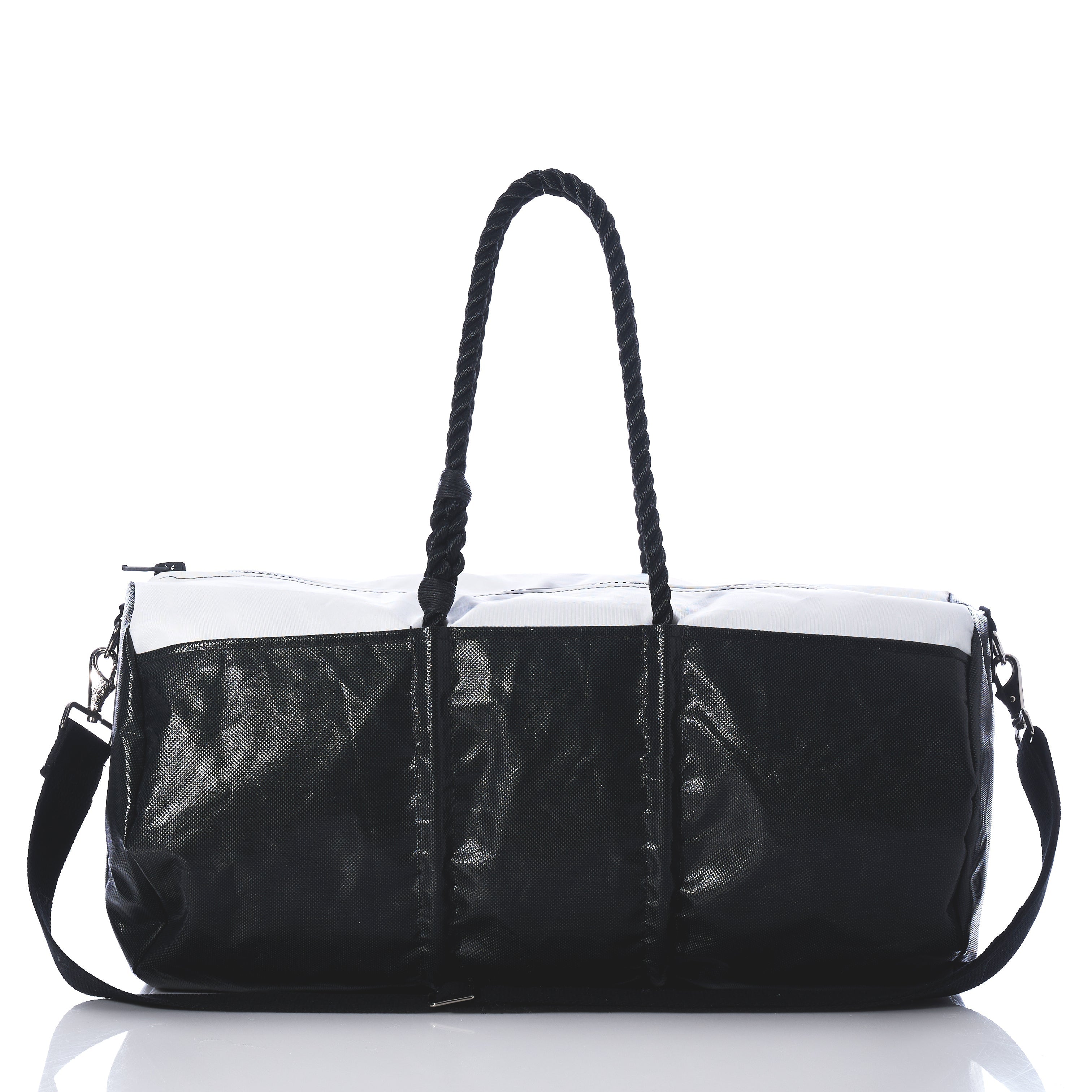 Black Dragon Duffel Handmade in Maine from Recycled Sails