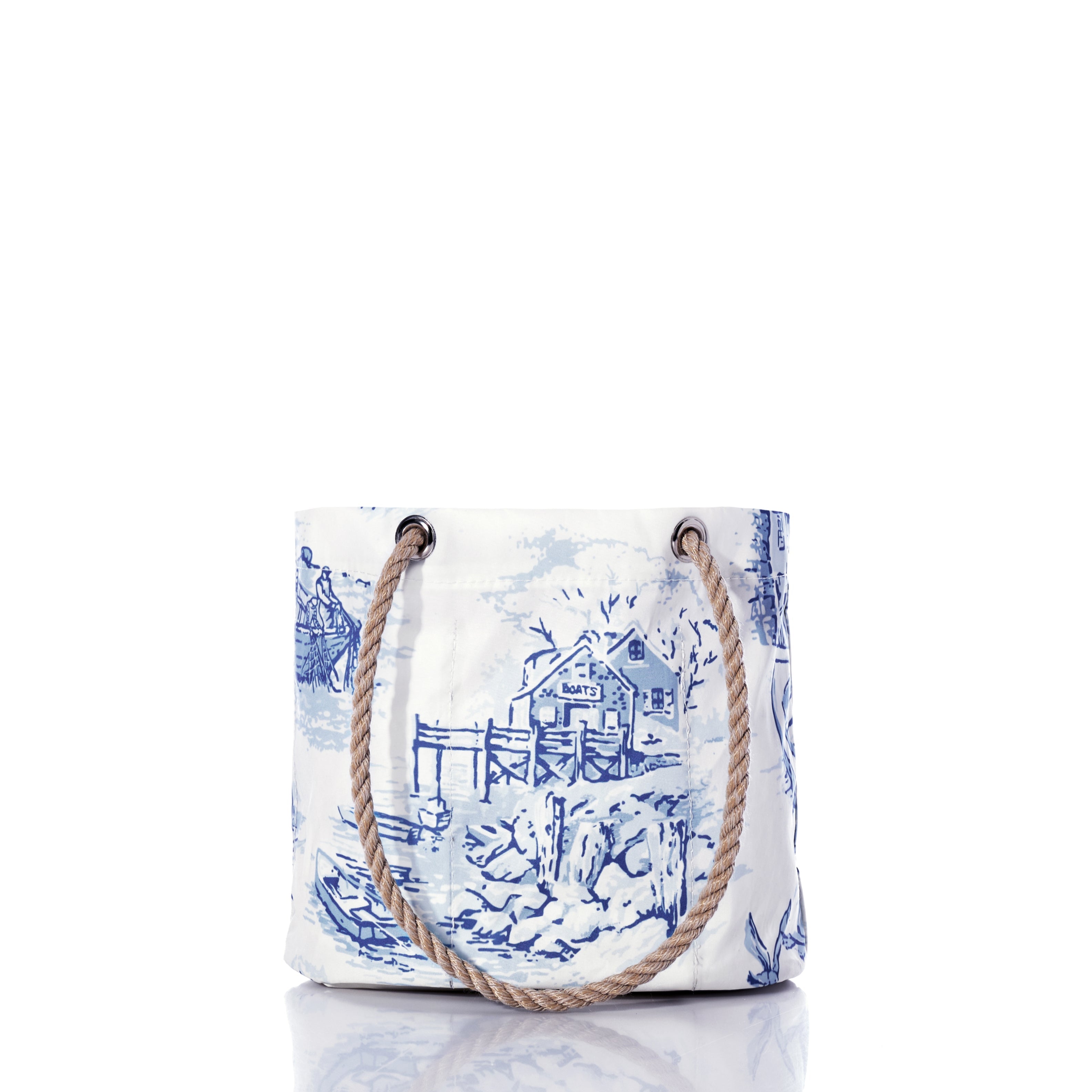 Maine Fishing Village Essential Handbag Handmade in Maine from Recycled Sails