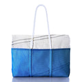 Harbor Blue Beachcomber Tote Handmade in Maine from Recycled Sails